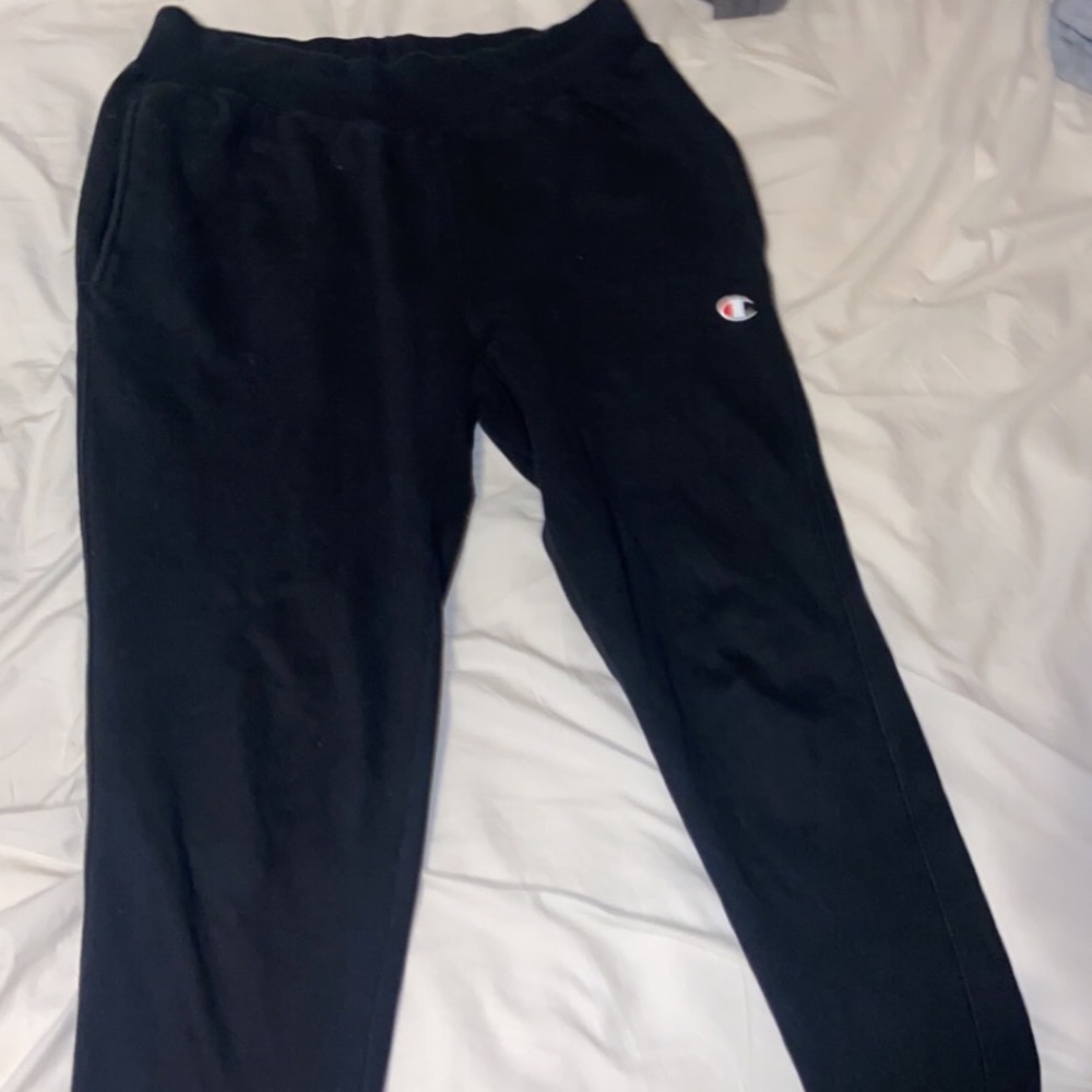 Black champion sweatpants large